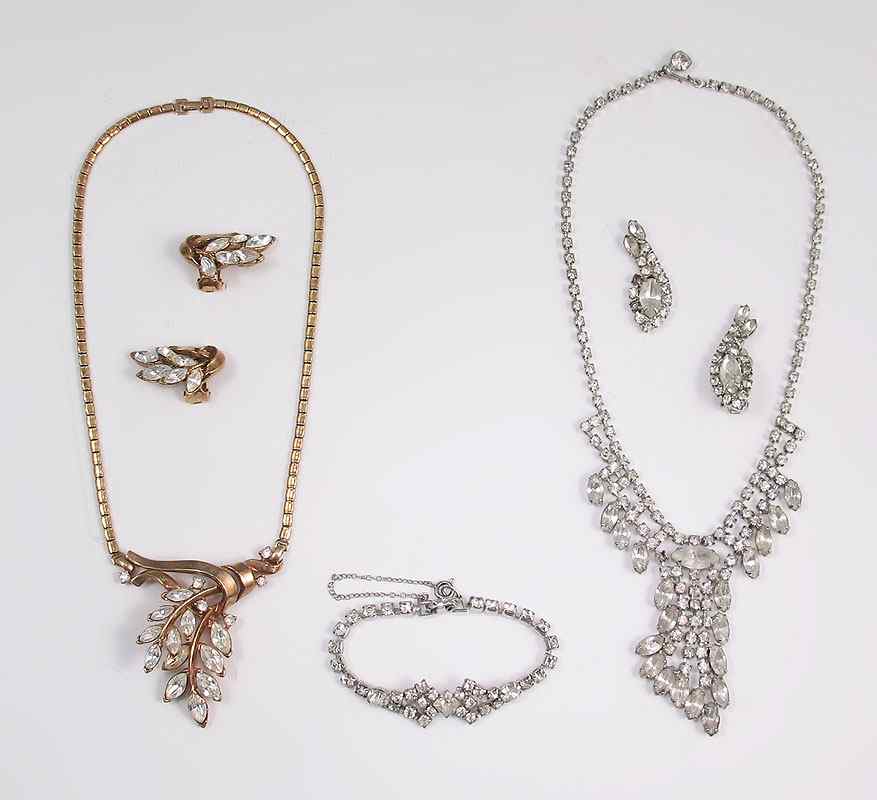 Appraisal: PIECE ELIZABETH TAYLOR GIFTED COSTUME JEWELRY Reputedly given to a