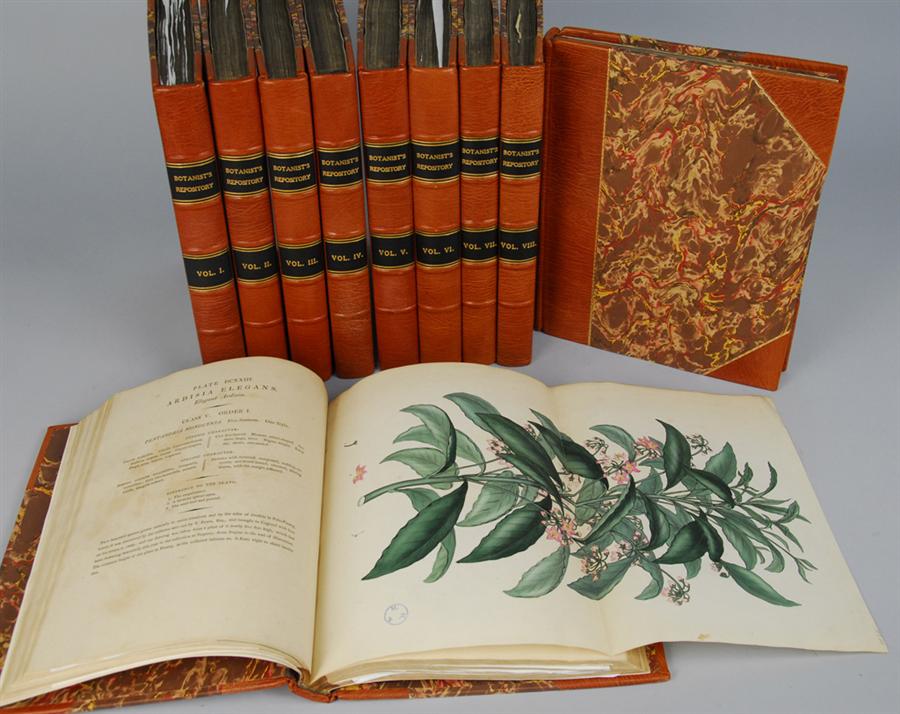 Appraisal: HORTICULTURAL BOOK ANDREWS HENRY C THE BOTANIST'S REPOSITORY FOR NEW