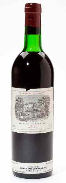 Appraisal: Chateau Lafite RothschildPauillac bottlets lbsl''The Lafite clearly stands far above