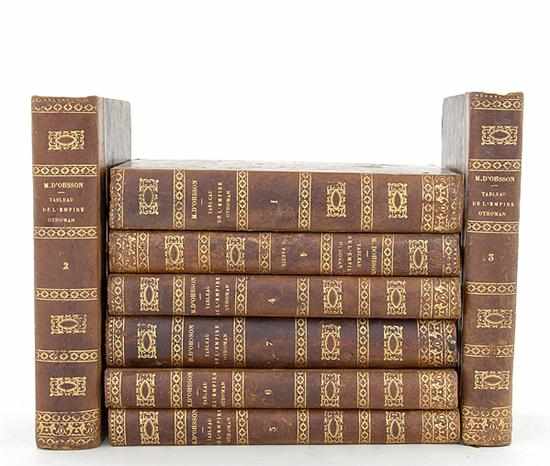 Appraisal: Rare books Tableau General De L'Empire Othoman Mouradja d'Ohsson Ignace