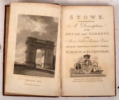 Appraisal: Seeley J Stowe A Description of the House and Gardens