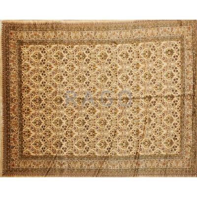 Appraisal: QUM DESIGN SILK ORIENTAL RUG Condition Report