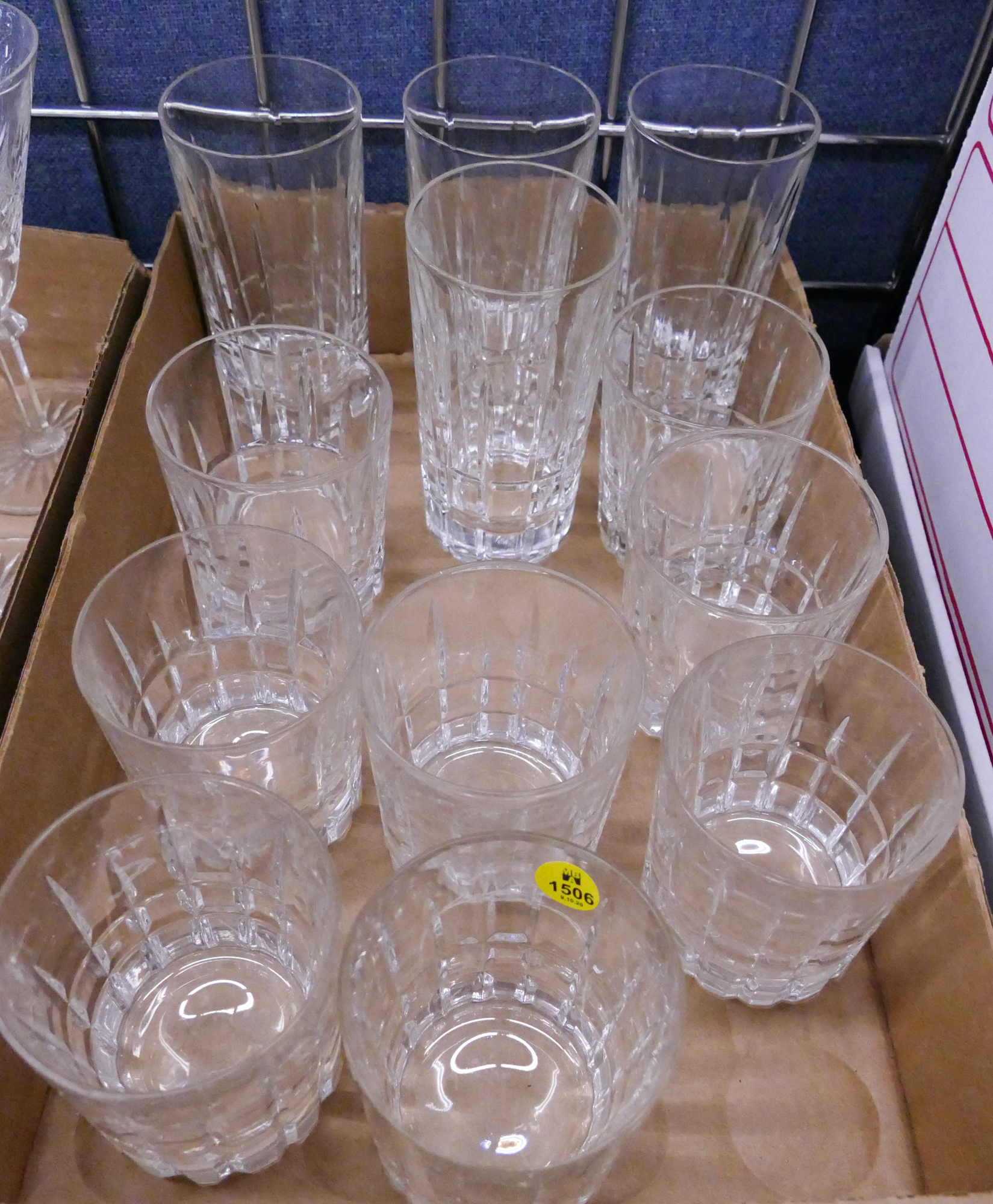 Appraisal: pc Matching Crystal Tumblers