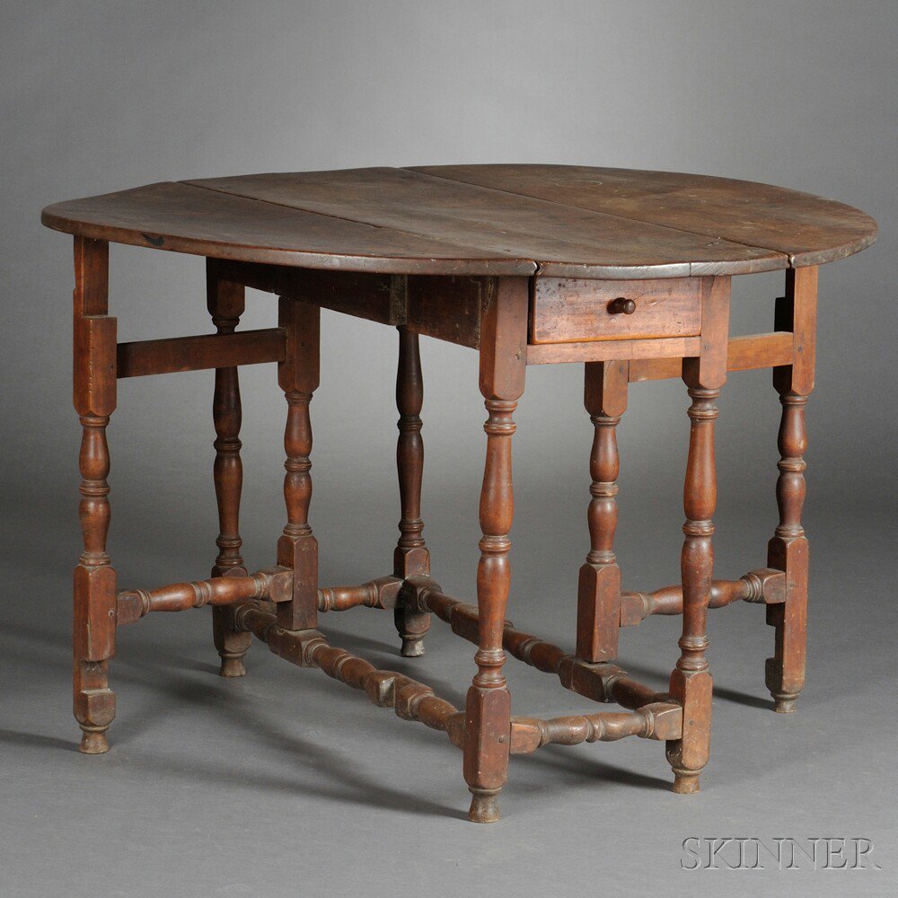 Appraisal: Circular Table with Falling Leaves probably Massachusetts early th century