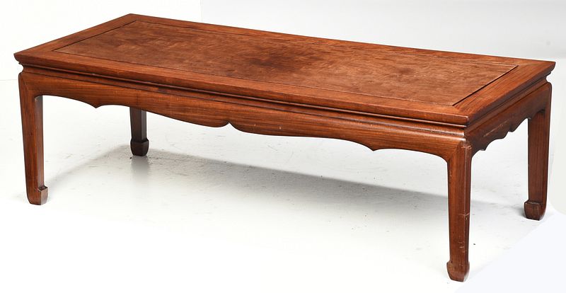 Appraisal: Classical Chinese Figured Hardwood Low Table th century figured hardwood