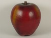 Appraisal: APPLE - Large cast resin trade figure of an apple