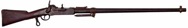 Appraisal: Malherbe Fortress Percussion Wall Rifle mm cal '' round heavy