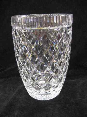 Appraisal: Waterford Cut Crystal Vase signed '' excellent