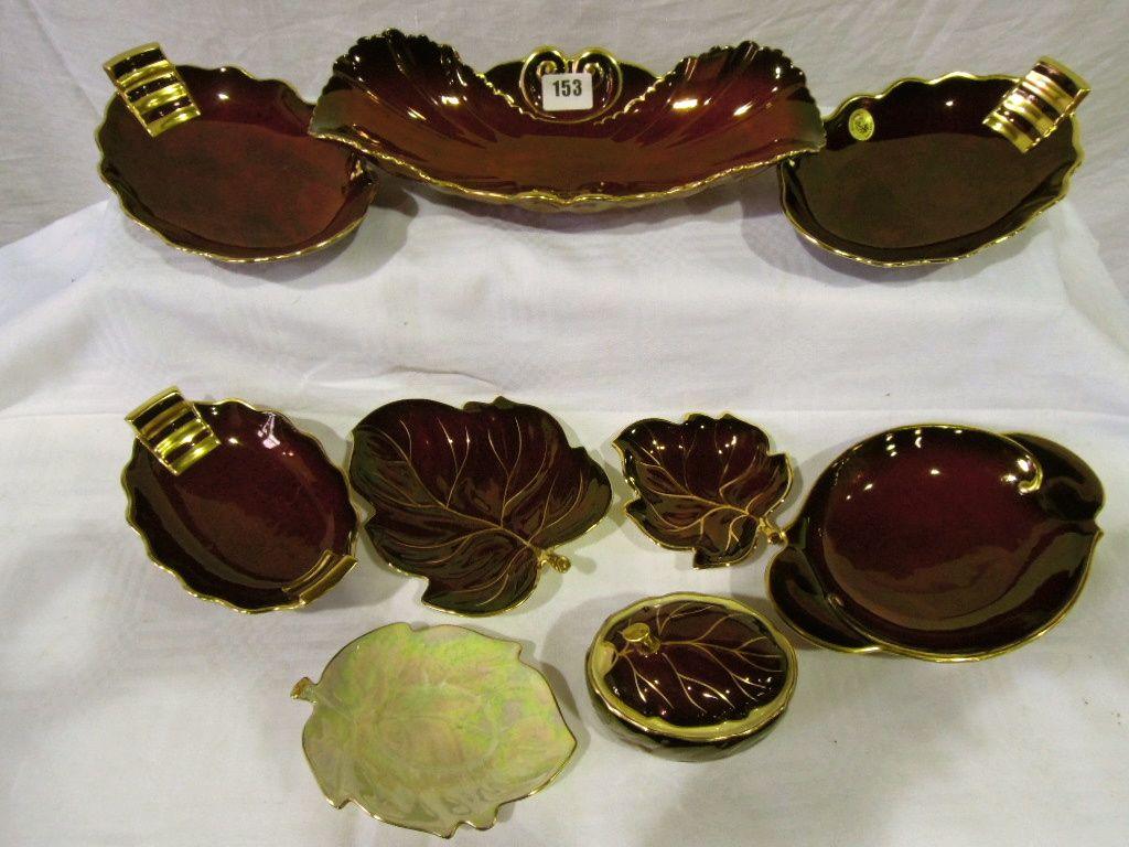 Appraisal: A collection of Carltonware Rouge Royale ceramics including a shaped