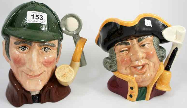 Appraisal: Royal Doulton Large Character Jug The Sleuth D and Town