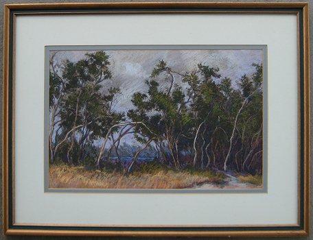 Appraisal: FLORIDA PASTEL LANDSCAPE SIGNED HOYLE '' x '' sight size