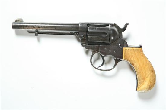 Appraisal: COLT LIGHTNING DOUBLE ACTION REVOLVER Mid- th century Old checkered