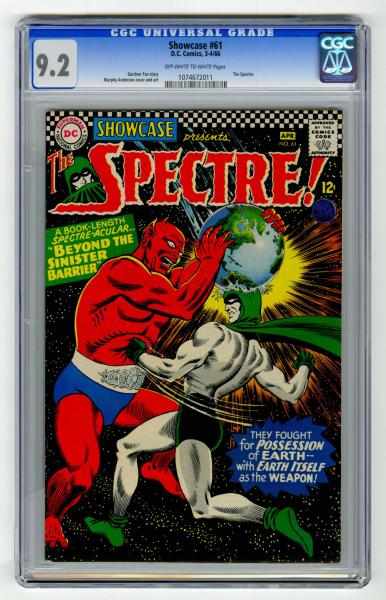 Appraisal: Showcase CGC D C Comics - Click for full description