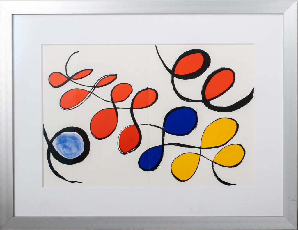 Appraisal: ALEXANDER CALDER DERRIERE LE MIROIR NO PRINT Alexander Calder American