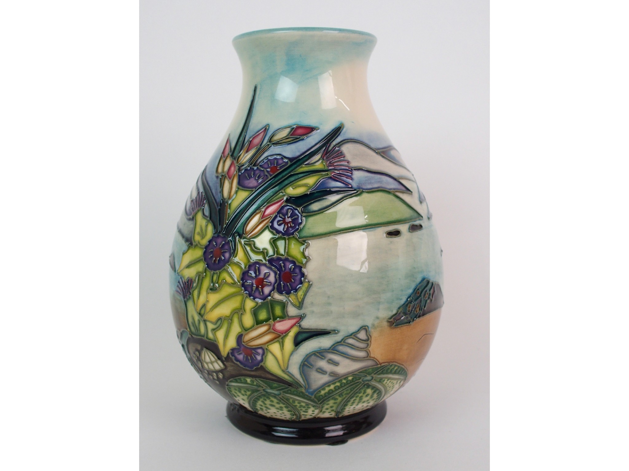 Appraisal: A Moorcroft Pottery Islay vase designed by Rachel Bishopcirca ovoid-form