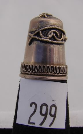 Appraisal: Israel sterling thimble