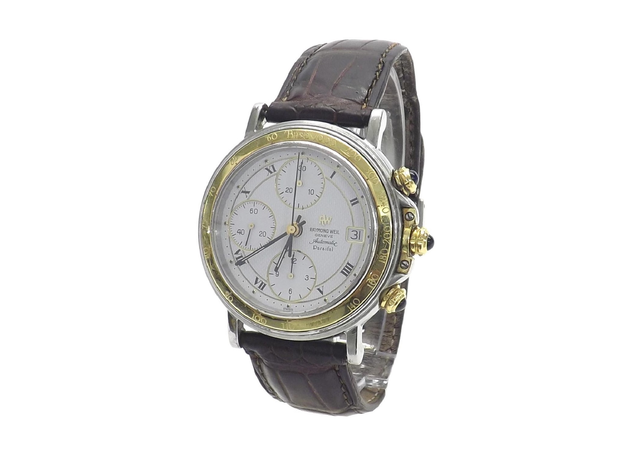 Appraisal: Raymond Weil Parsifal automatic chronograph stainless steel and gold gentleman's