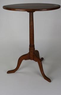 Appraisal: Shaker maple candle stand from the Hodges family of Salem