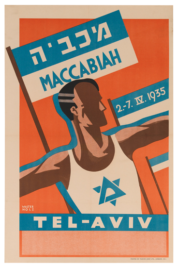 Appraisal: WALTER HOLZ DATES UNKNOWN MACCABIAH x inches x cm Fancies