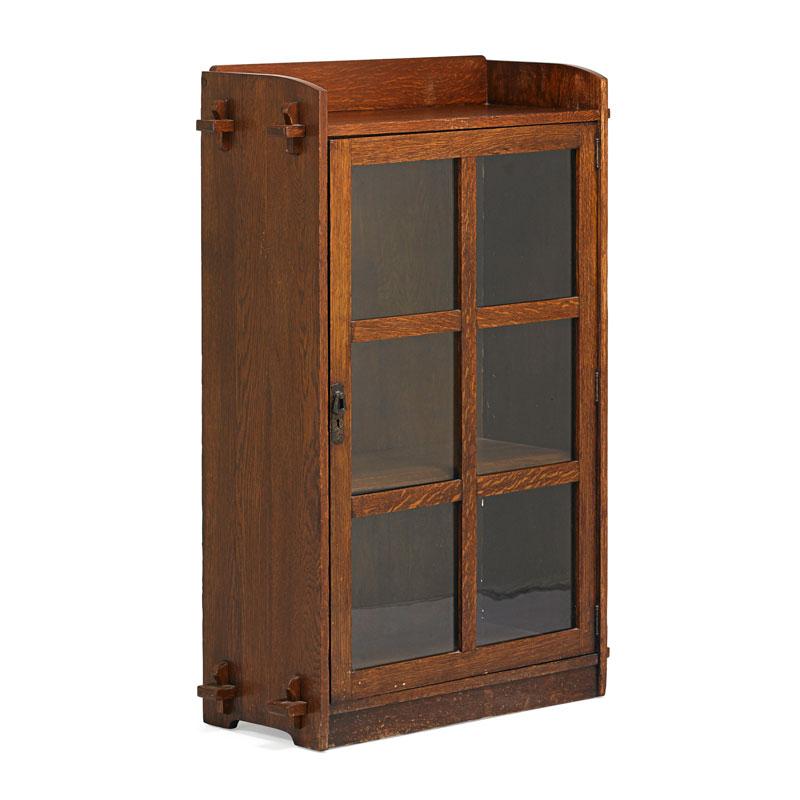 Appraisal: LIFETIME Single-door bookcase Condition Report Mostly good original finish Some