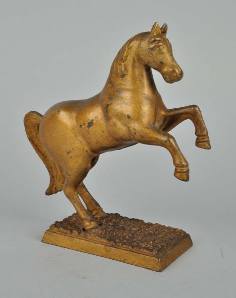 Appraisal: Prancing Horse Cast Iron Still Bank Manufactured by A C