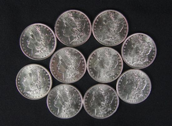 Appraisal: Half Roll coins of -P Morgan Dollars Coins are nice