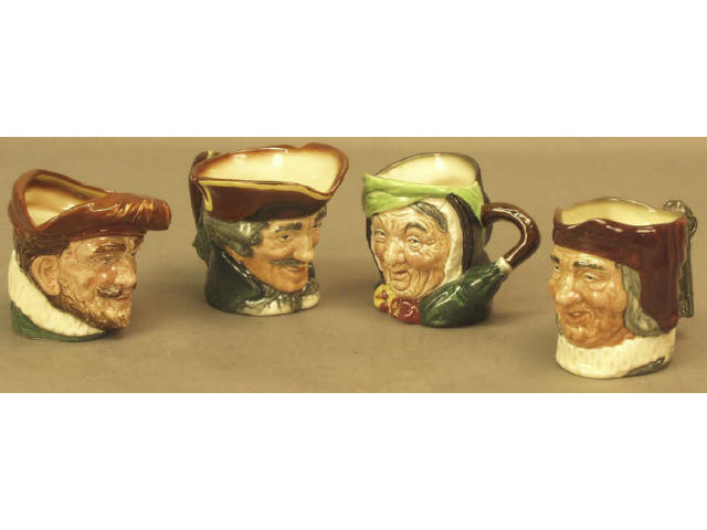 Appraisal: Collection of Royal Doulton character mugs including Simon the cellarer