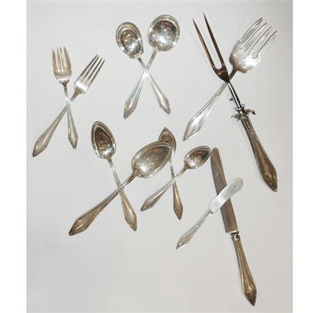 Appraisal: Watson Company Sterling Silver Flatware Service Estimate -