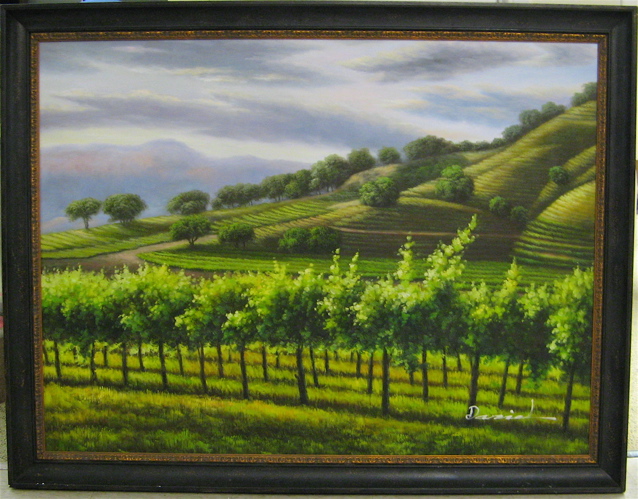 Appraisal: SHANE SLAYER OIL ON CANVAS Oregon th century An orchard