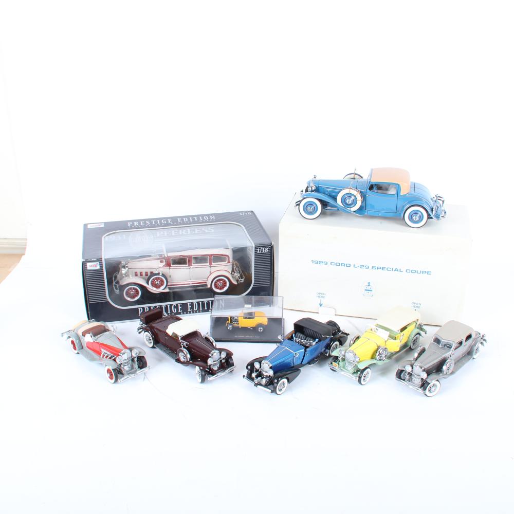 Appraisal: LOT OF DIECAST CARS DANBURY MINT FRANKLIN MINT ANSCO UNIVERSAL