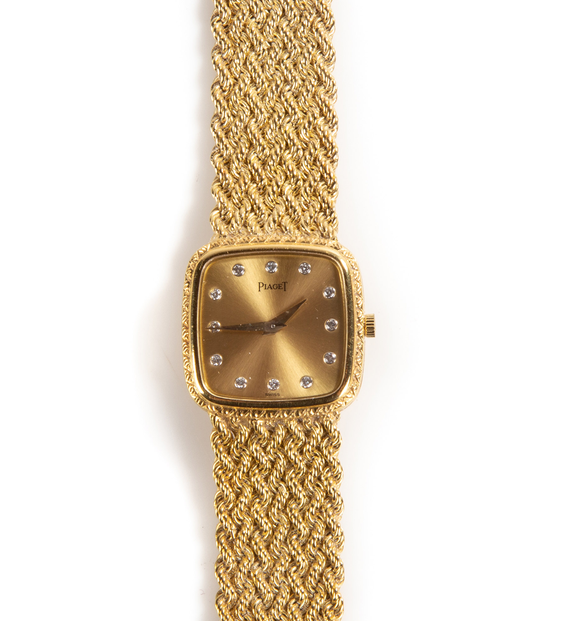 Appraisal: LADY'S PIAGET K GOLD DIAMOND WATCH Swiss E