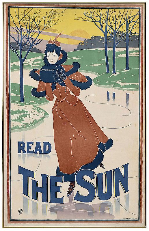 Appraisal: Louis John Rhead New York - Read The Sun signed