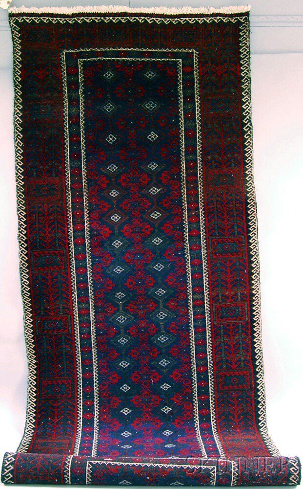 Appraisal: Baluch Long Rug Northeast Persia early th century ft in