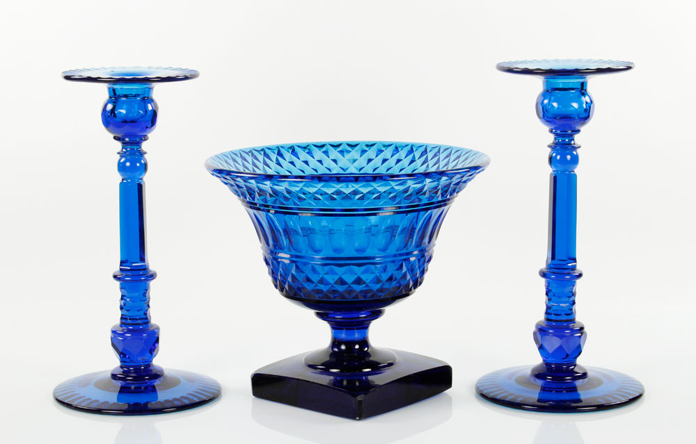 Appraisal: - th C Piece Console Set th century three piece