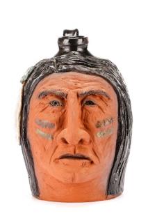 Appraisal: Huey and Anne Wheeler Native American Jug Huey and Anne