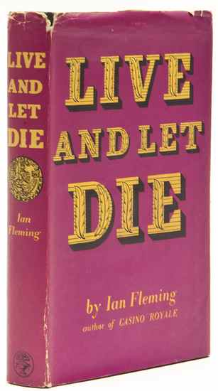 Appraisal: Fleming Ian Live and Let Die first edition original boards