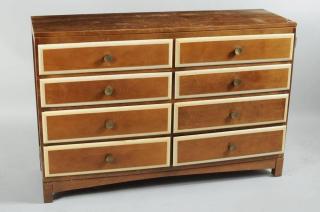 Appraisal: 's Chest 's chest having eight drawers edged in white