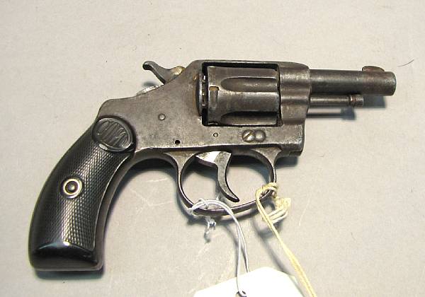 Appraisal: A Colt New Pocket Model double action revolver Serial no