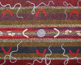 Appraisal: Clifford Possum Tjapaltjarri circa - Untitled acrylic on canvas signed