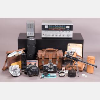 Appraisal: A Collection of Vintage Camera Equipment and Stellar x mm