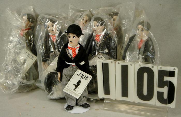 Appraisal: Lot of Charlie Chaplin Dolls made by presents all mint