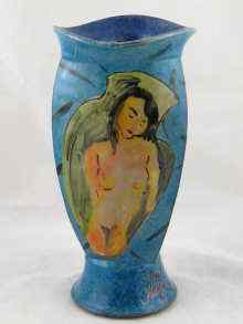 Appraisal: A Paul Jackson nude series vase signed and dated '