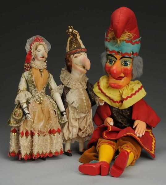 Appraisal: Lot of Assorted Punch Dolls Includes one pair of finely