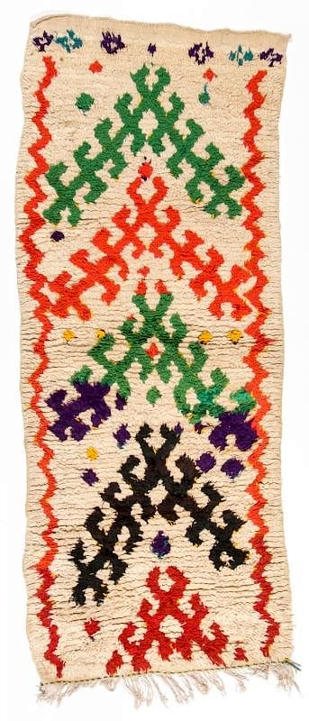 Appraisal: Vintage Moroccan Rug ' '' x ' '' Vintage Moroccan