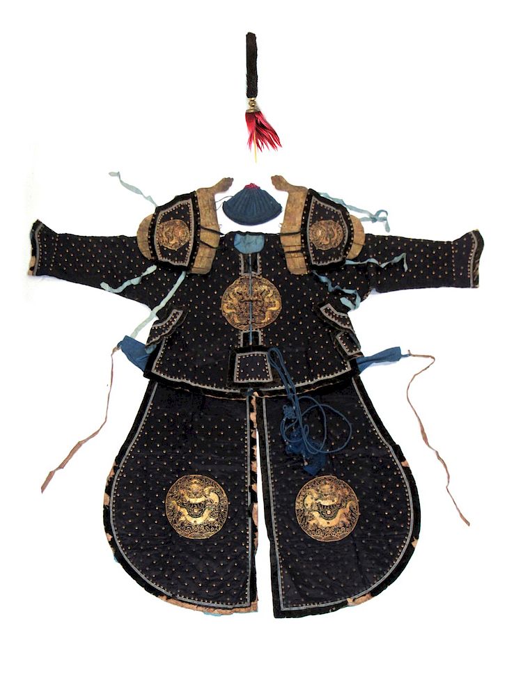 Appraisal: A Manchu Military Officer's Ceremonial Armor THIS IS A PREMIUM