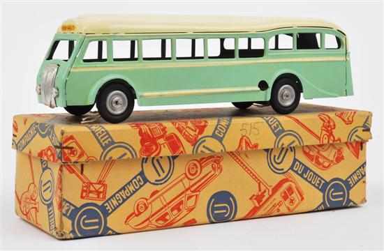 Appraisal: CIJ Renault Coach tinplate clockwork mint green body cream roof