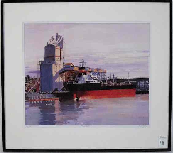 Appraisal: GENE EUGENE GILL LIMITED EDITION PRINT Portland Oregon th Century