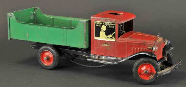 Appraisal: BUDDY 'L' ROBOTOY Pressed steel red painted cab green open