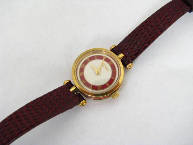 Appraisal: Gucci Lady's ''Stack'' wristwatch with brown dial The dial is