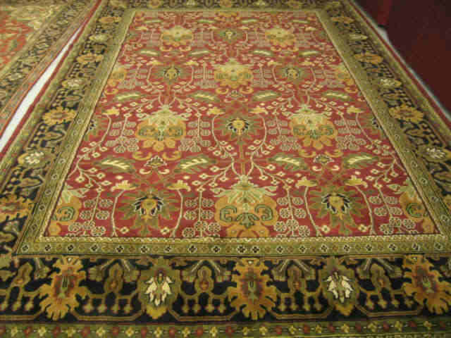 Appraisal: Mashad Persian Handmade Room Size Rug fancy flowering vine deep